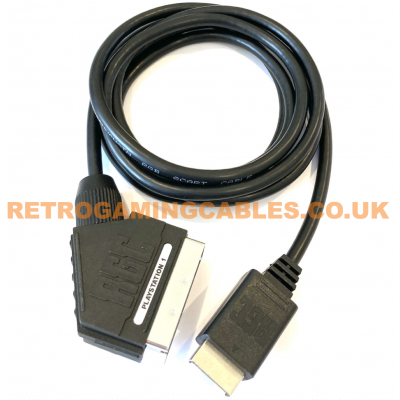 PlayStation 1 PS1 RGB SCART PACKAPUNCH cable + Composite Sync CSYNC